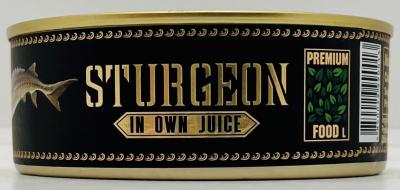 Sturgeon In Own Juice 240g.