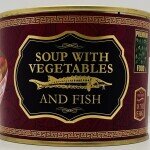 Soup w. Vegetable and Fish 530g.