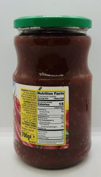 Tukas Hot Pepper Paste 700g.