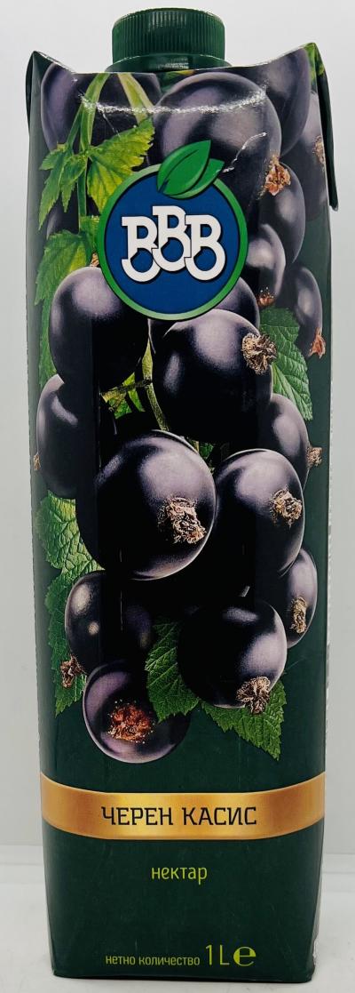 BBB Blackcurrant Nectar 1L.