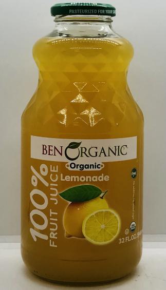 Ben Organic Lemonade 946 ml.