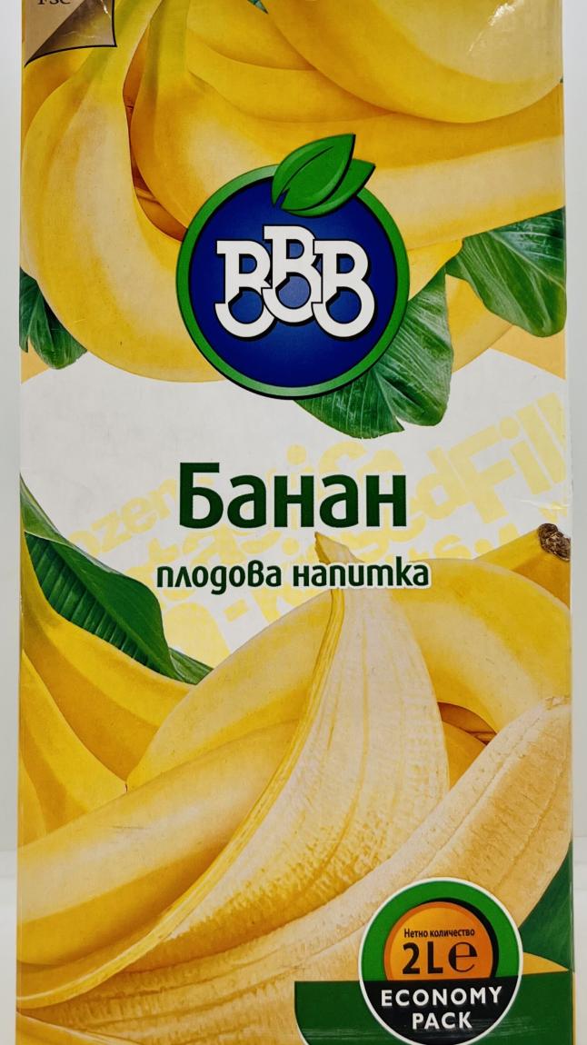 BBB Banana Fruit Drink 2L.