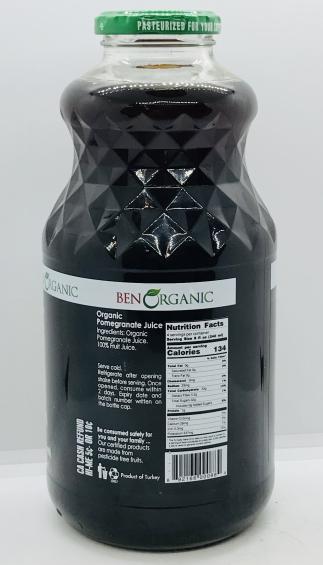 Ben Organic Pomegranate 946ml.