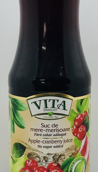 Vita Orhei-Vit Apple-Cranberry Juice 1L.