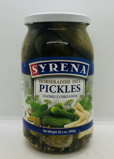 Lowell Horseradish Dill Pickles 860g.