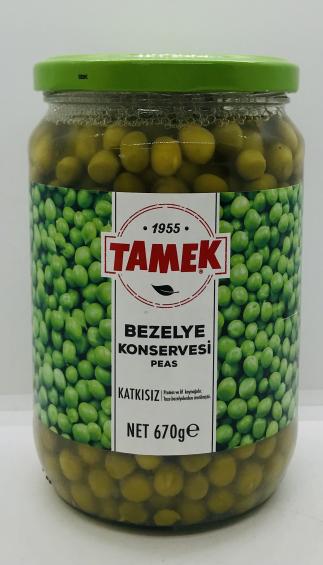 Tamek Green Peas 670g.