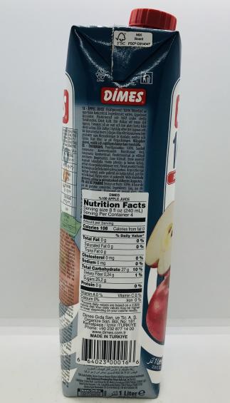 Dimes Apple Juice 1L.