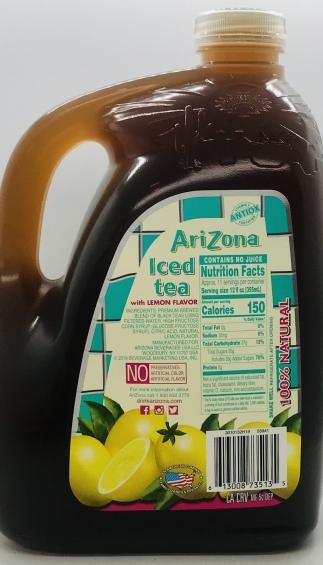 AriZona Iced Tea 3.78L.