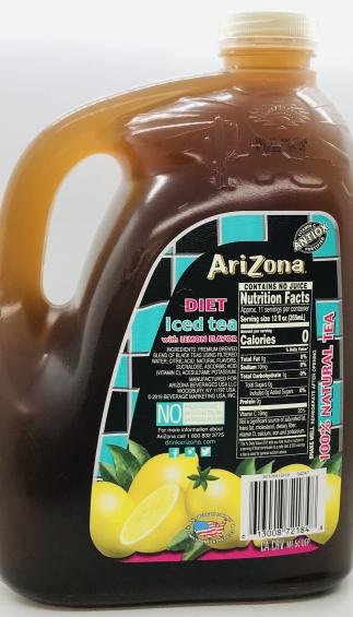 AriZona Diet Iced Tea 3.78L.