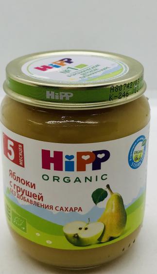 Hipp Organic Fruit Puree Apple-Pear 125g