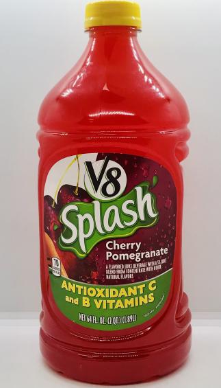 V8 Splash Cherry Pomegranate 1.89L.