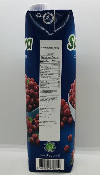 Sandora Cranberry Juice 0.95L.