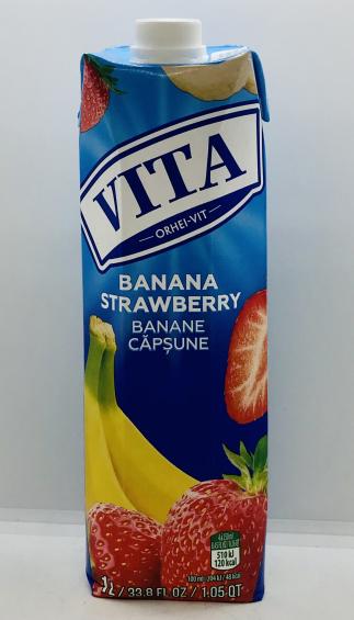 Vita Banana Strawberry 1L.