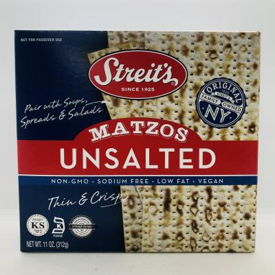 Streit's Matzos Unsalted 312g.