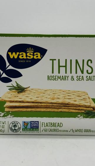 Wasa Thins Rosemary & Sea Salt 190g.