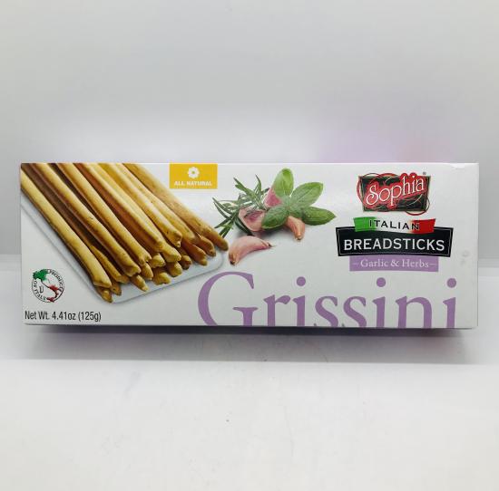 Sophia Breadsticks Garlic & Herbs 125g.