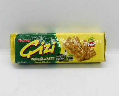 Ulker Cizi Cracker w. Olive Oil and Thyme 70g.