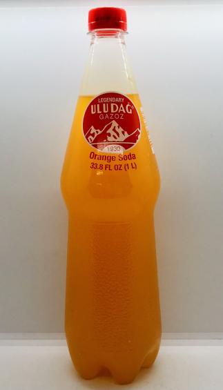 Uludag Gazoz Orange Soda 1L.