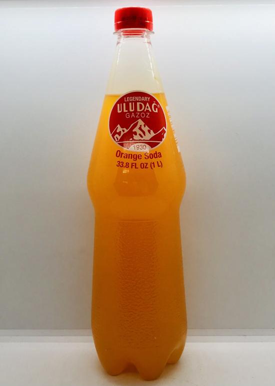 Uludag Gazoz Orange Soda 1L.