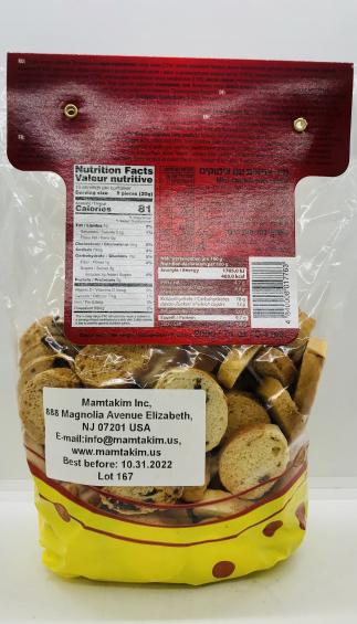 Franzeluta Mini Crackers w. Raisins 200g.