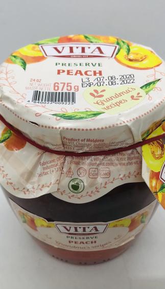 Vita  Peach Preserve 680g