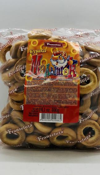 Franzeluta Crisp Bread Rings Malishok 400g.