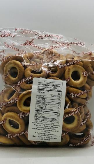 Franzeluta Crisp Bread Rings Malishok 400g.