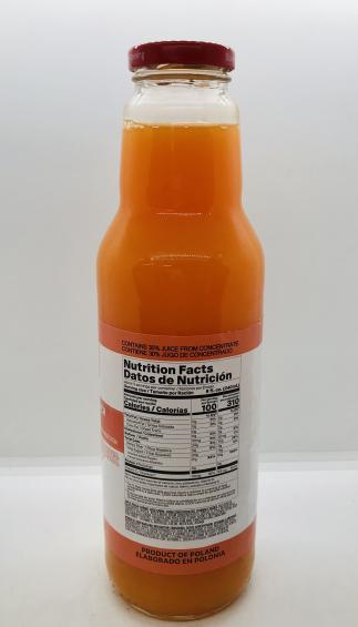 Pocas Splash Carrot Peach Juice Drink 750g