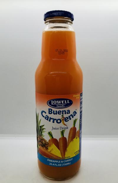 Lowell Pineapple & Carrot Juice Drink 750ml