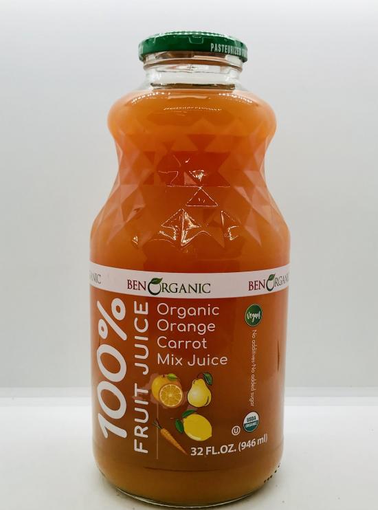 Ben Organic Orange Carrot Mix Juice 946ml