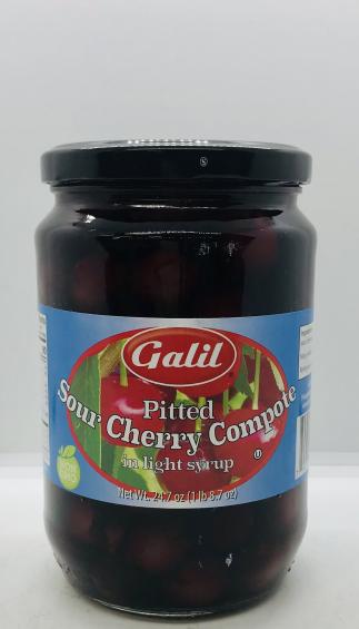 Galil Pitted Sour Cherry Compote 24.7 OZ