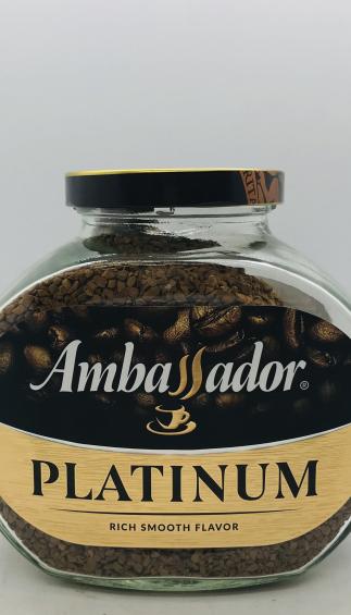 Ambassador Platinum Rich Smooth Flavor Coffee 190g