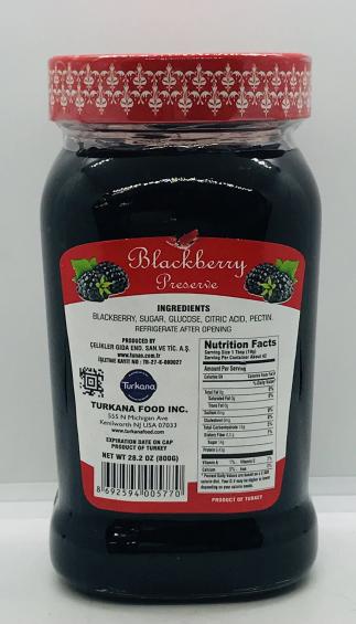 Tunas Blackberry Preserve 800g.