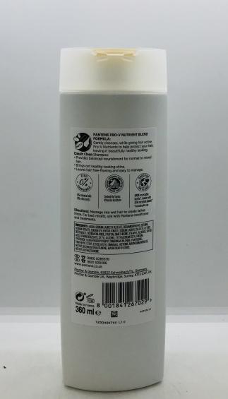 Pantene Classic Clean Shampoo For Normal & Mixed Hair 360ml