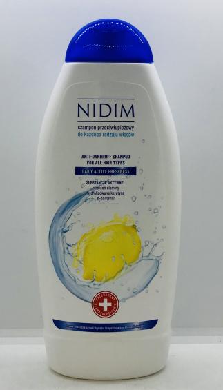 Nidim Daily Active Freshness Anti-Dandruff Shampoo 750ml