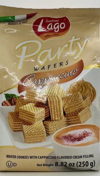 Gastone Lago Party wafers Cappuccino 250g.