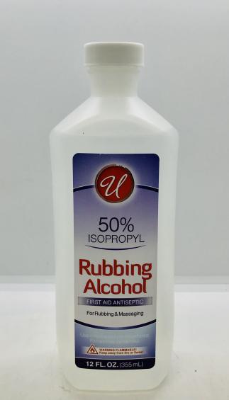 Isopropyl 50% Rubbing Alcohol For Rubbing & Massaging 355ml