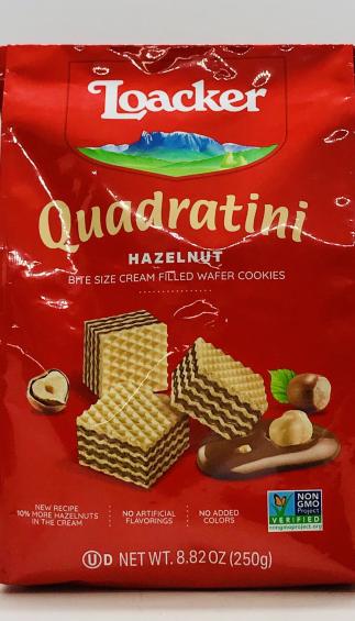 Loacker Quadratini Hazelnut 250g.