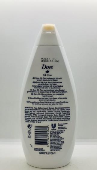 Dove Silk Glow Nourishing Body Wash 500ml