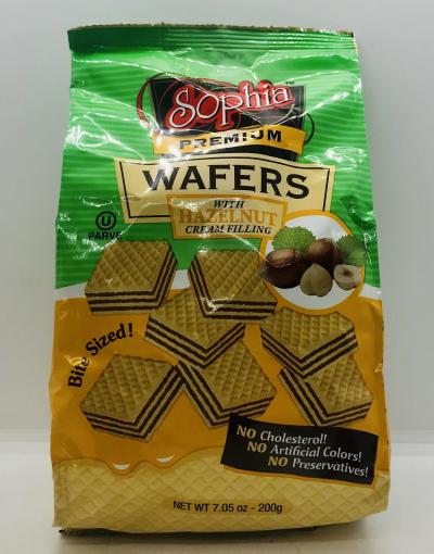 Sophia Wafers Hazelnuit 200g.