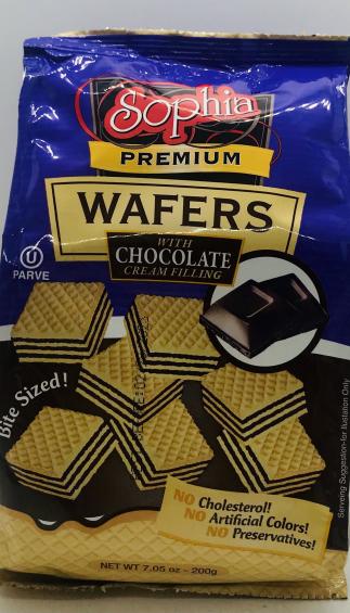 Sophia Wafers Chocolate 200g