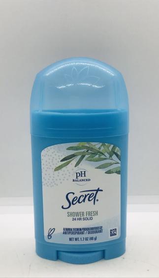 Secret Shower Fresh 24HR Solid Anti-Perspirant 48g