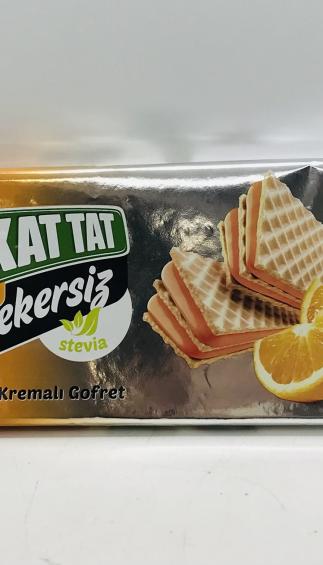 Kattat Orange Wafers Sugar Free 118g.