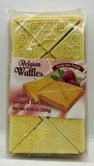 Belgian Waffles W Yogurt Flavor 300g.