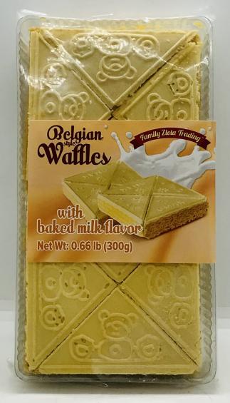 Belgian Waffles W Baked Milk Flavor 300g.