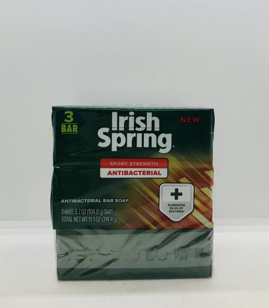 Irish Spring Sport Strength Antibacterial Bar Soap 314.4g