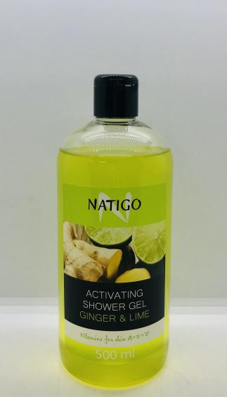 Natigo Activating Shower Gel Ginger & Lime 500ml