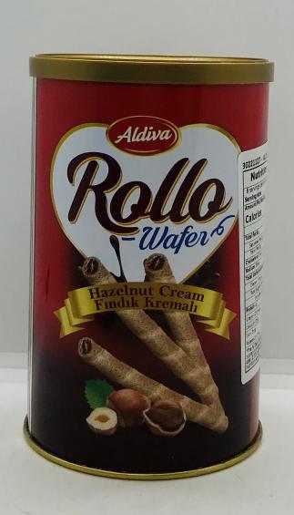 Aldiva Rollo Wafer Hazelnut Cream