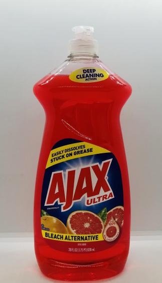 Ajax Ultra Bleach Alternative Dish Liquid 828ml