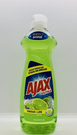 Ajax Ultra Vinegar +Lime Dish Liquid 414ml